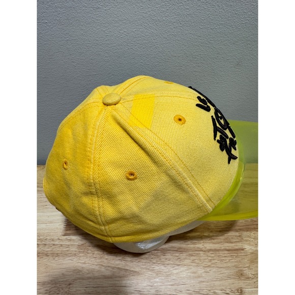 Vtg NOS Official Le Tour de France Adjustable Cycling Hat Cap Florescent Visor - Picture 6 of 17
